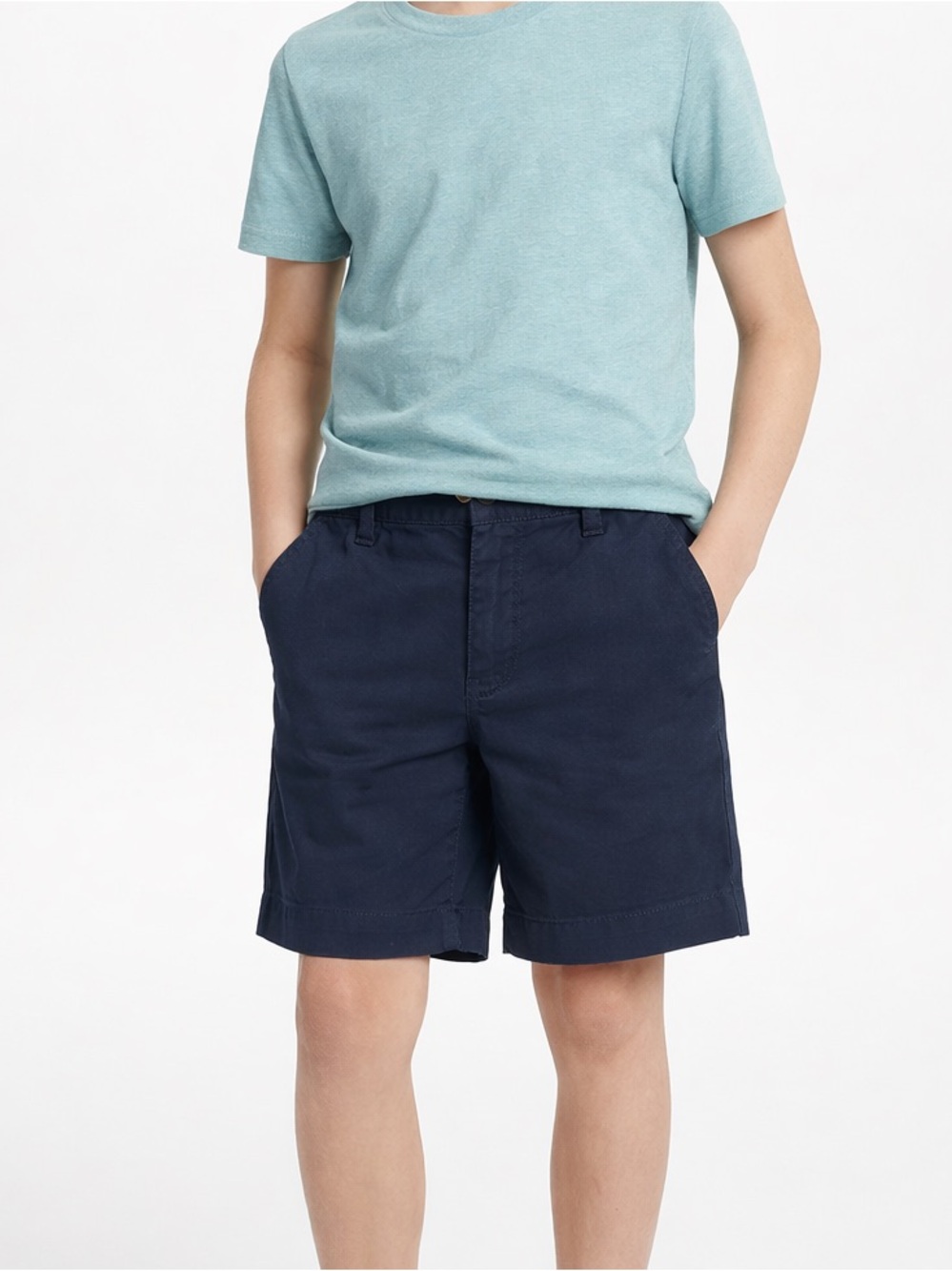 Caslon Boys Navy Peacoat Stretch Cotton Twill Shorts Size 14